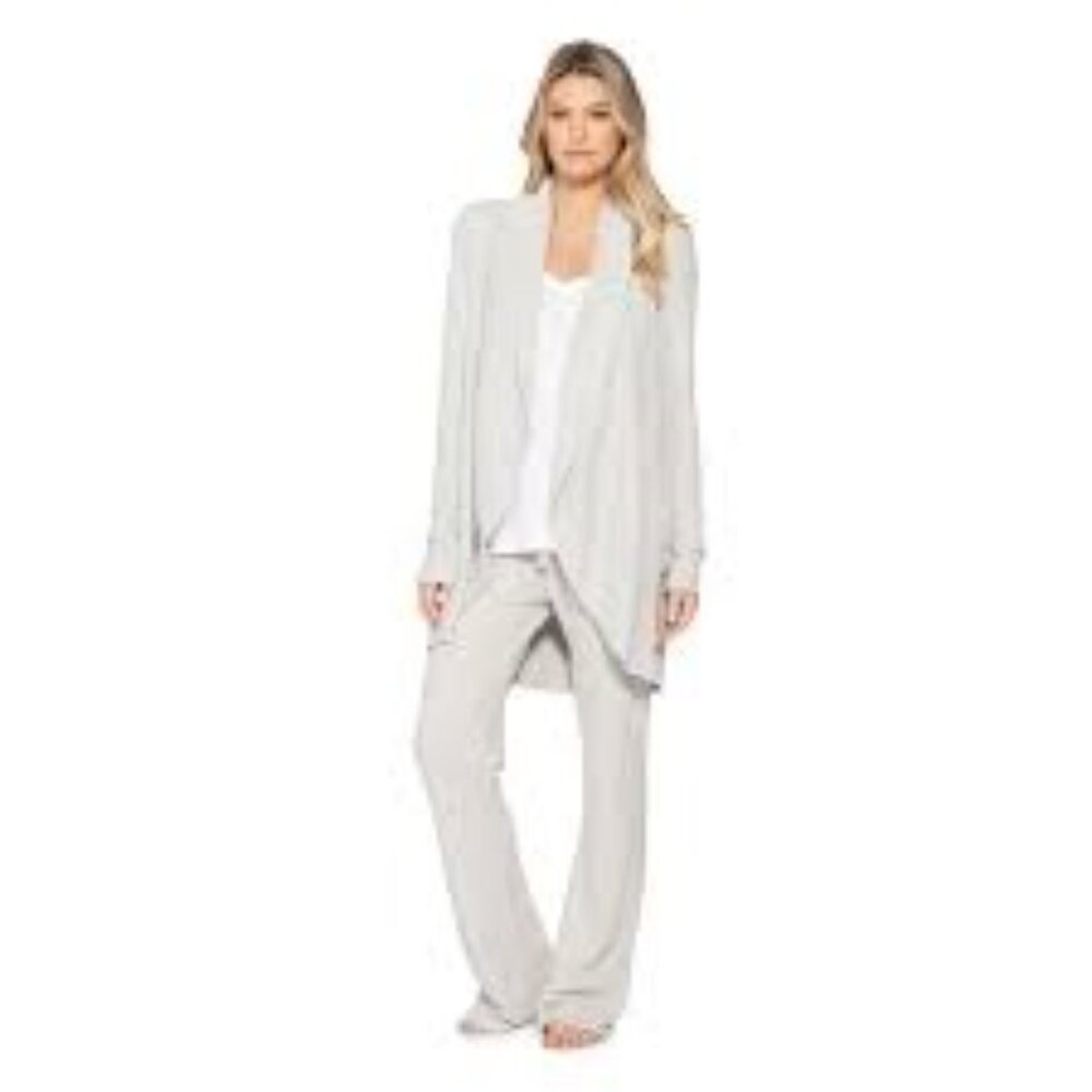 Barefoot Dreams NWT Silver Circle Cardigan Size Large